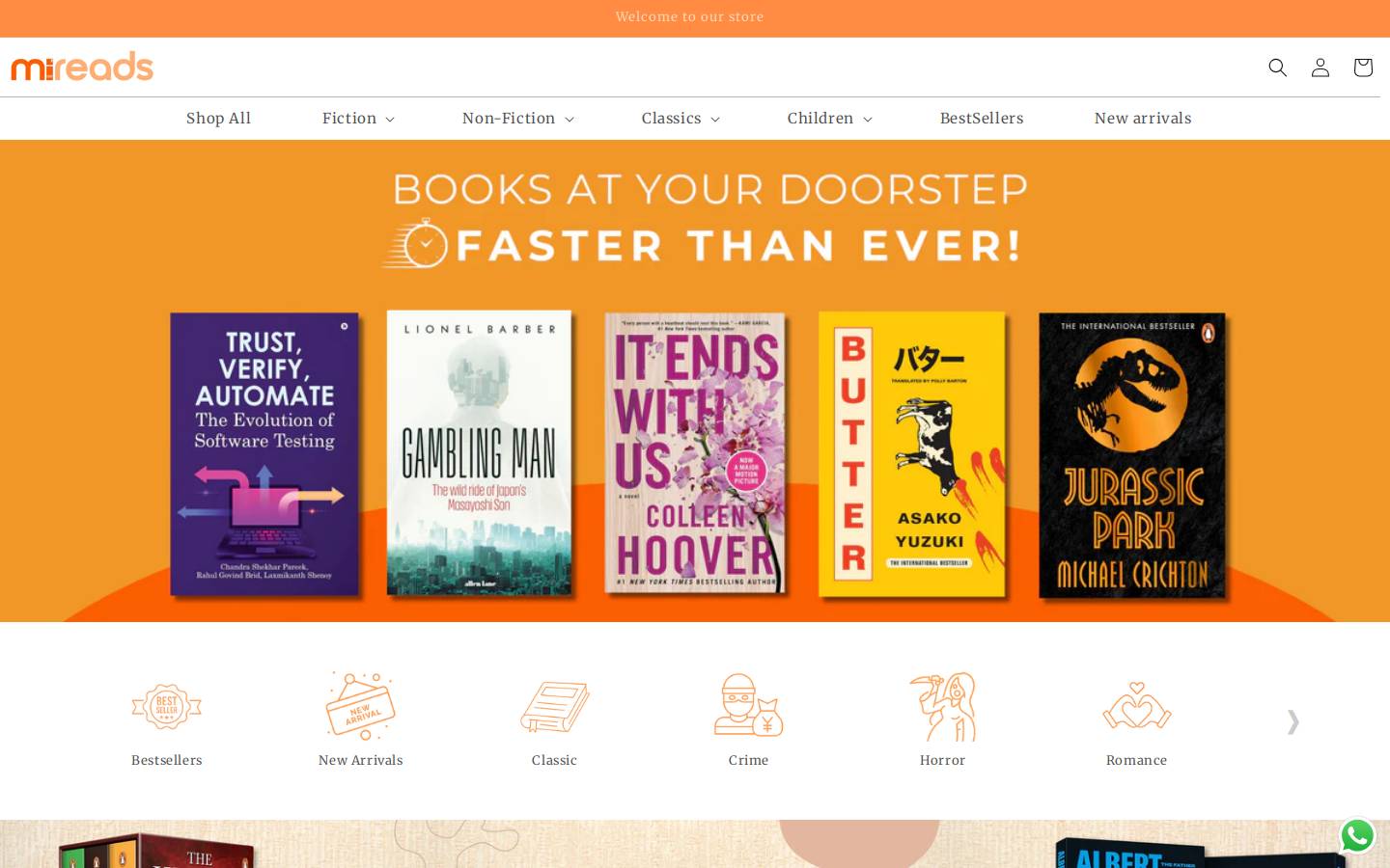 mireads.com homepage screenshot