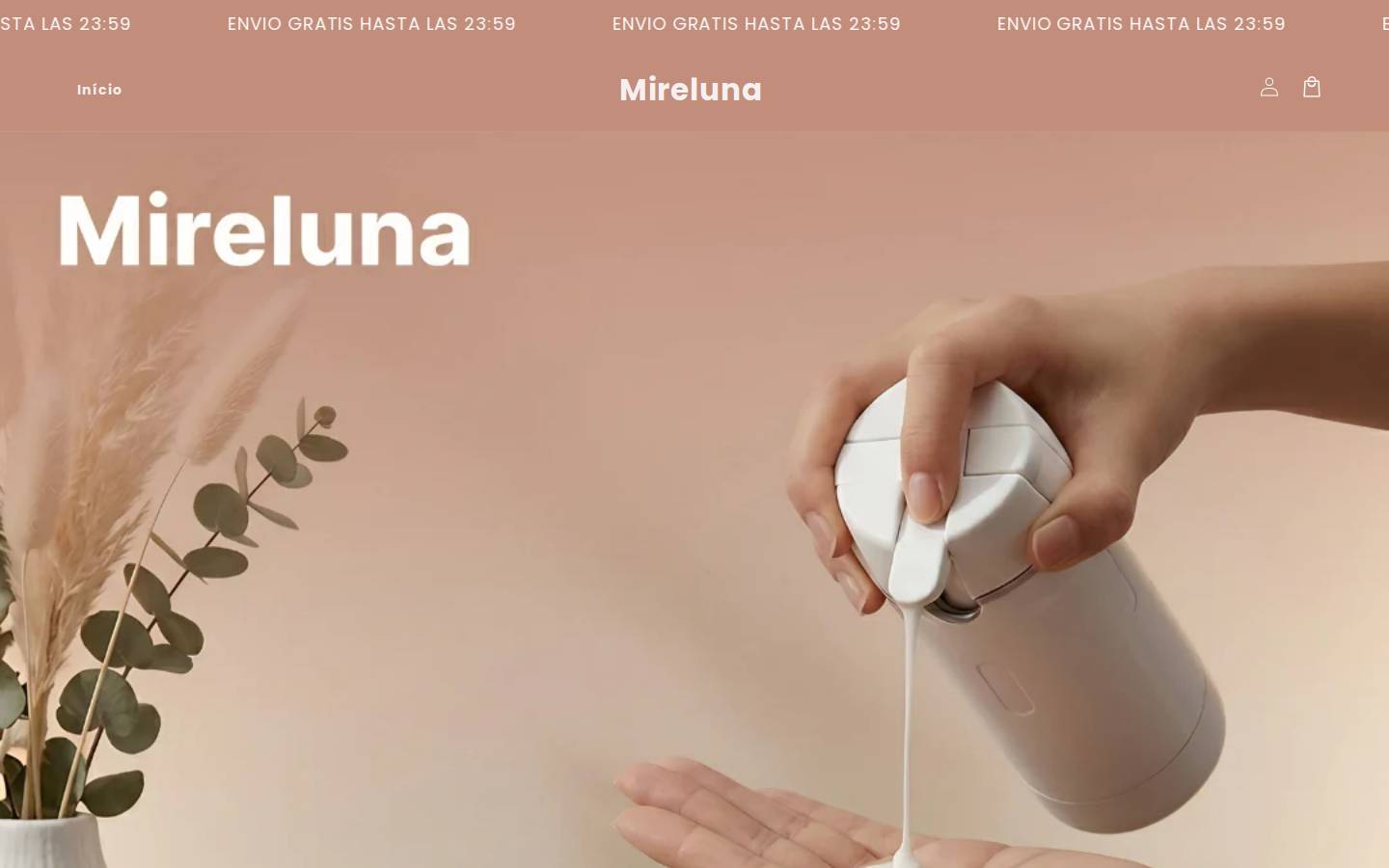 mireluna.com homepage screenshot