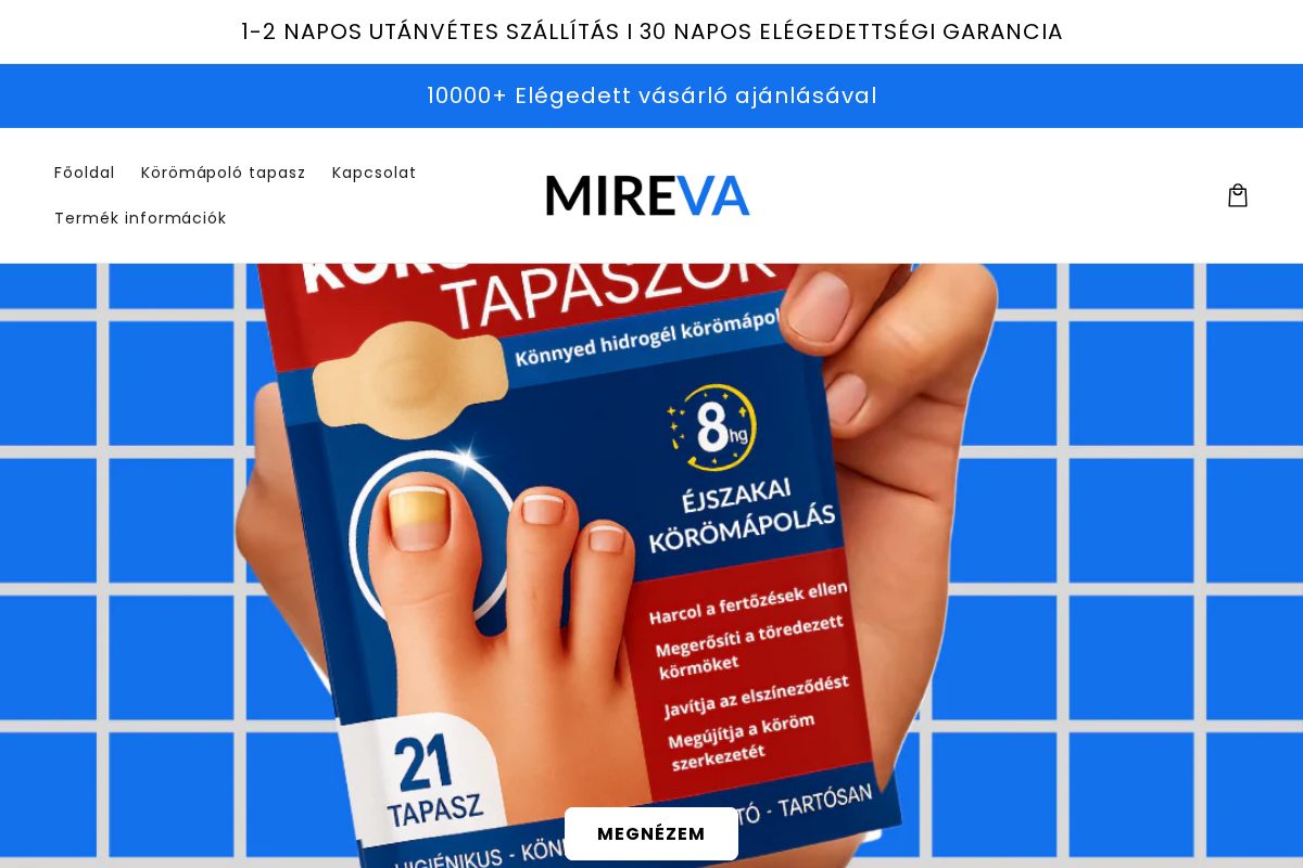 mirevamagyarorszag.com homepage screenshot