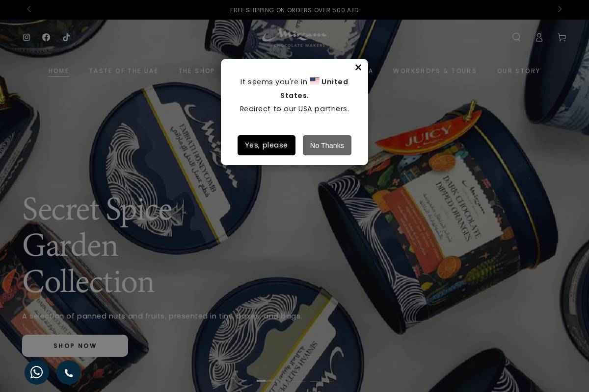 mirzam.com homepage screenshot