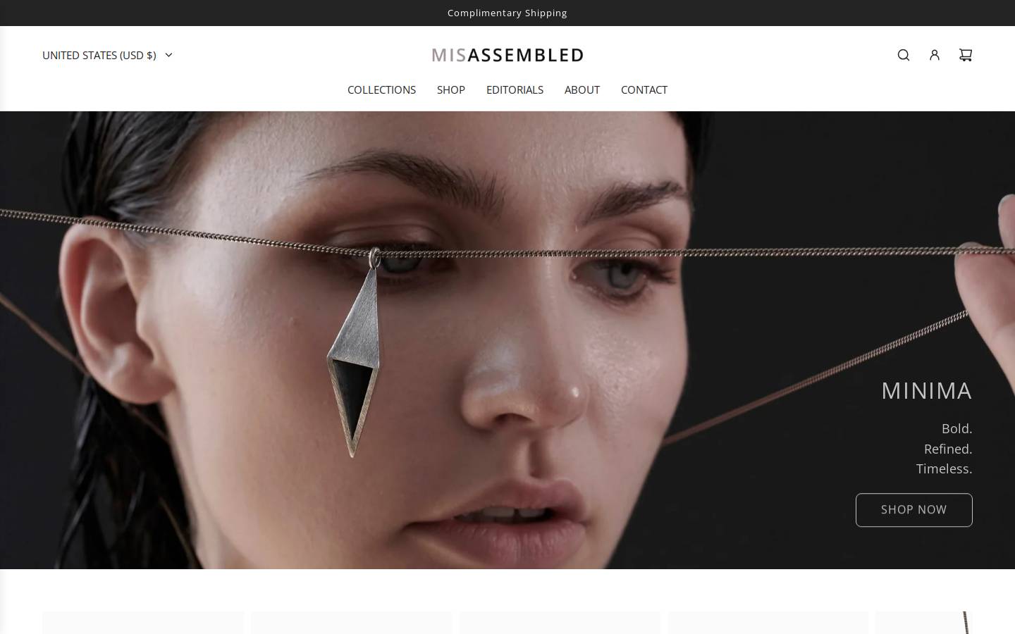 misassembled.com homepage screenshot