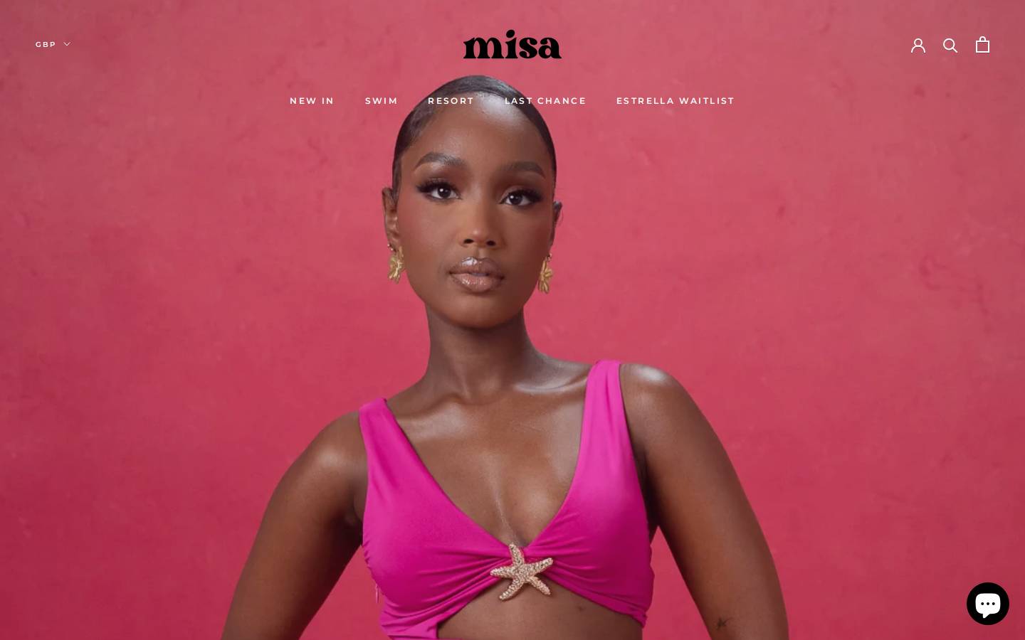 misaswim.com homepage screenshot