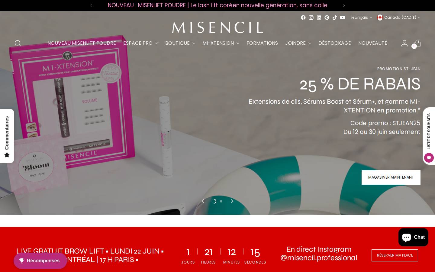Misencil homepage screenshot