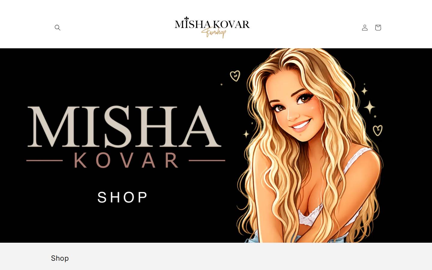 misha-kovar-shop.com homepage screenshot