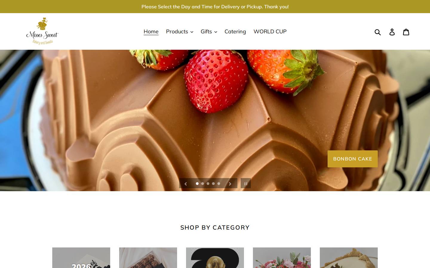 missessweet.com homepage screenshot