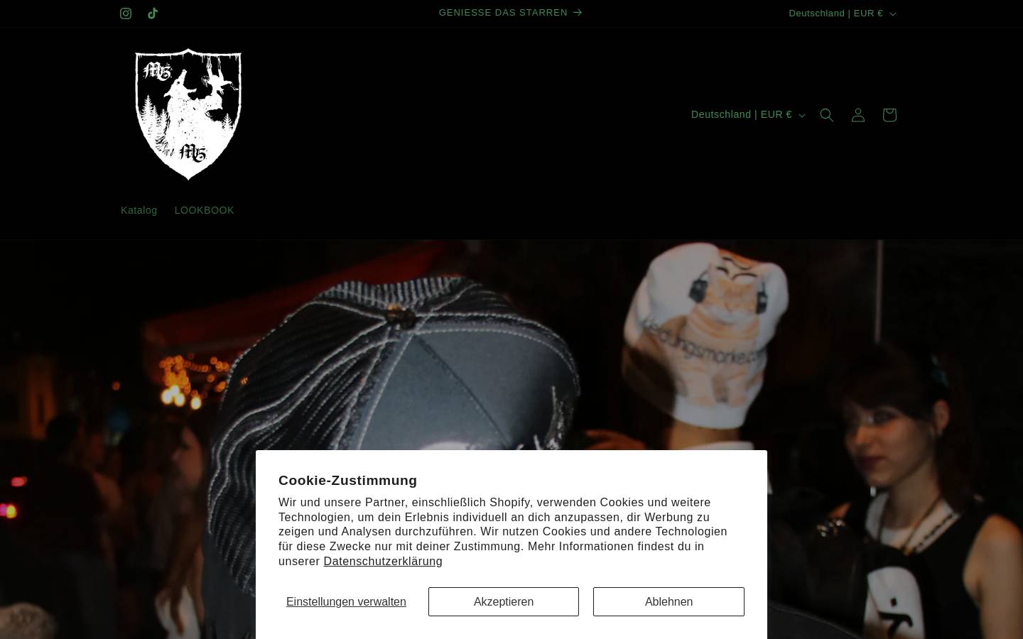 missgunst.com homepage screenshot