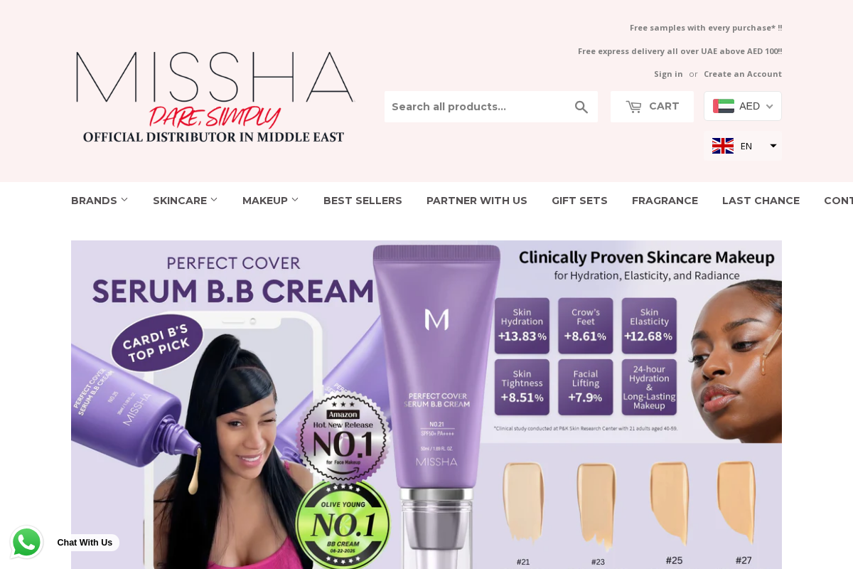 misshame.com homepage screenshot