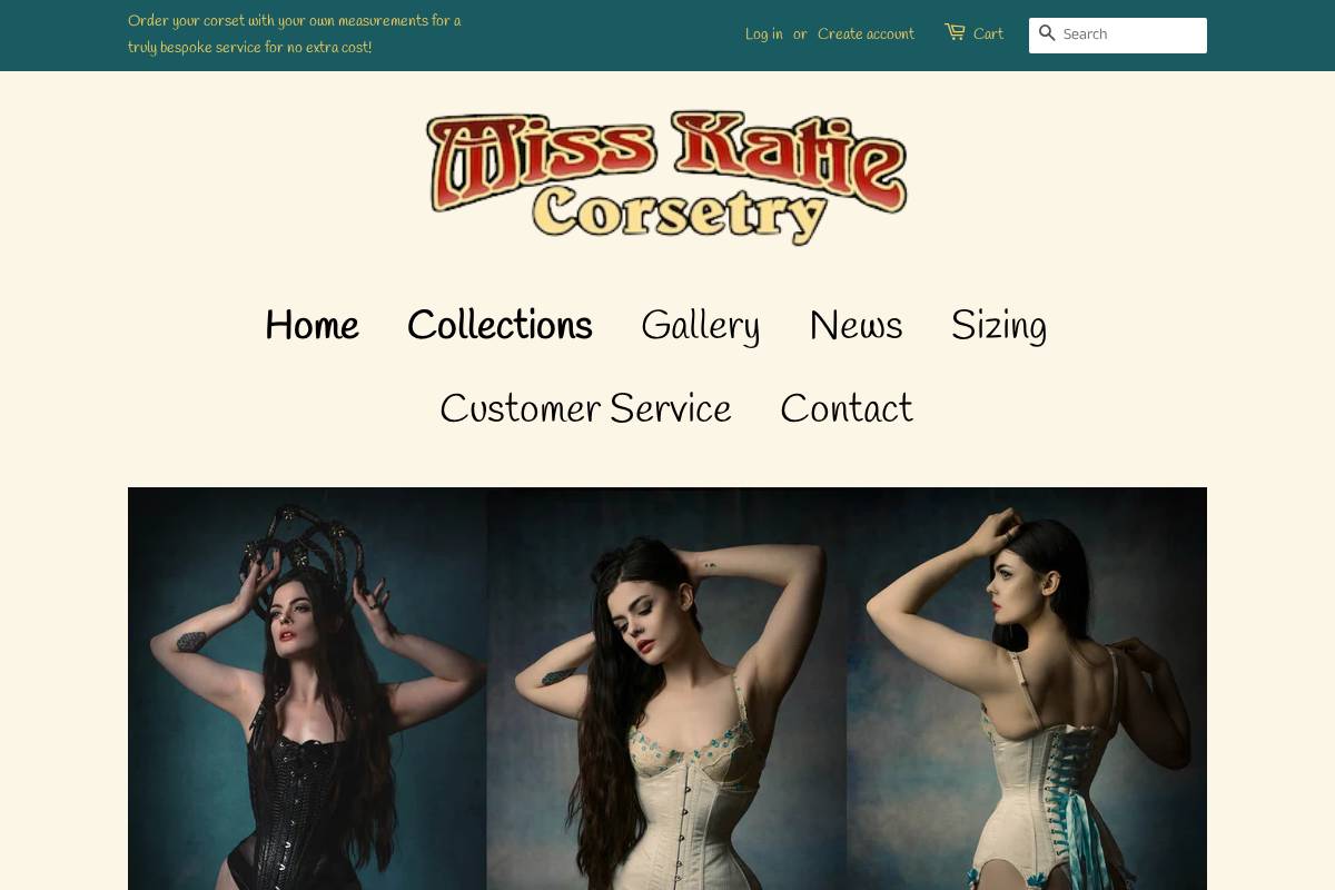 misskatie.com homepage screenshot