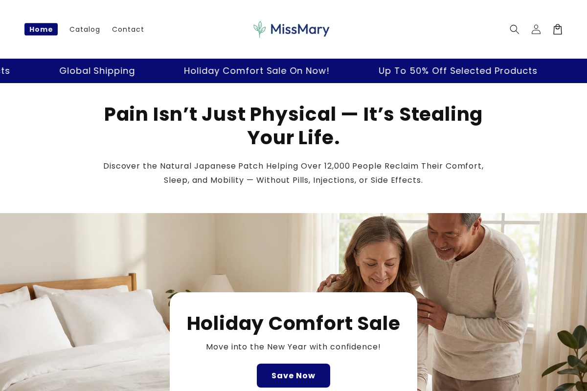 MissMary homepage screenshot