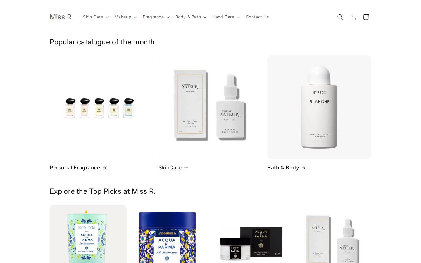missr.com.au homepage screenshot