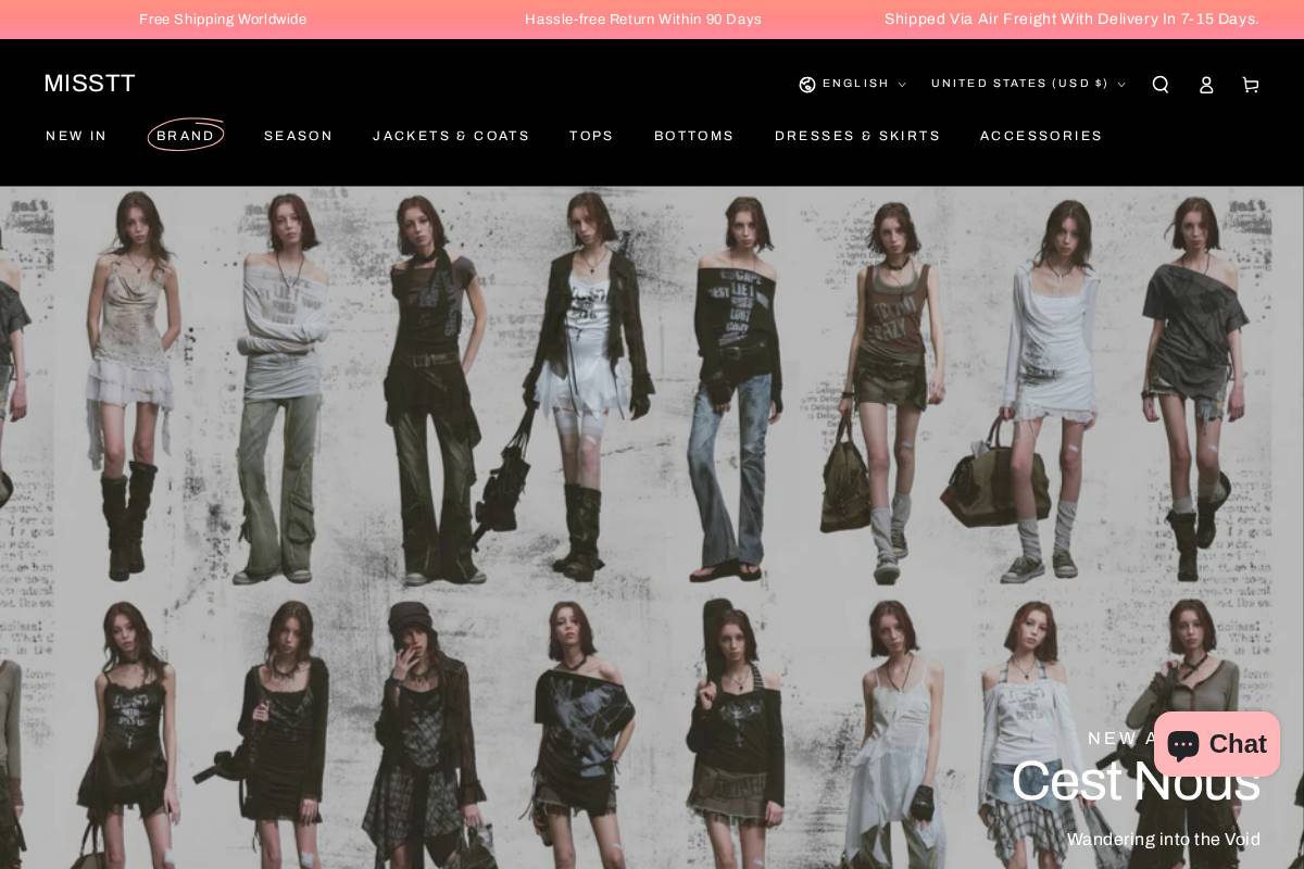 MISSTT homepage screenshot
