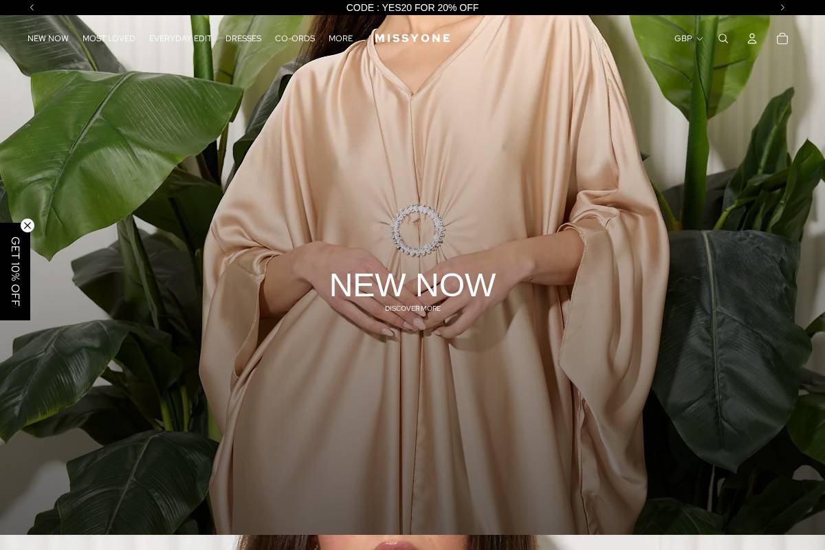 missyone.com homepage screenshot