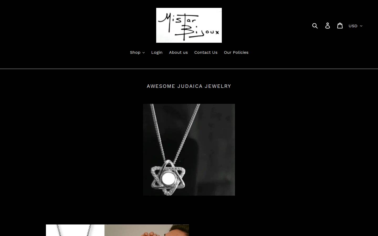 mistarbijoux.com homepage screenshot