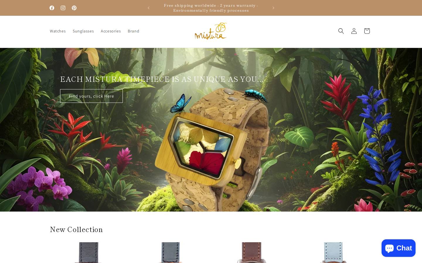 mistura.com homepage screenshot