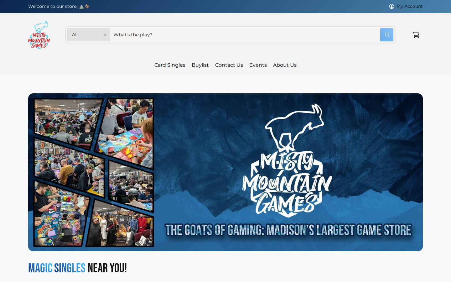 mistymountaingames.com homepage screenshot
