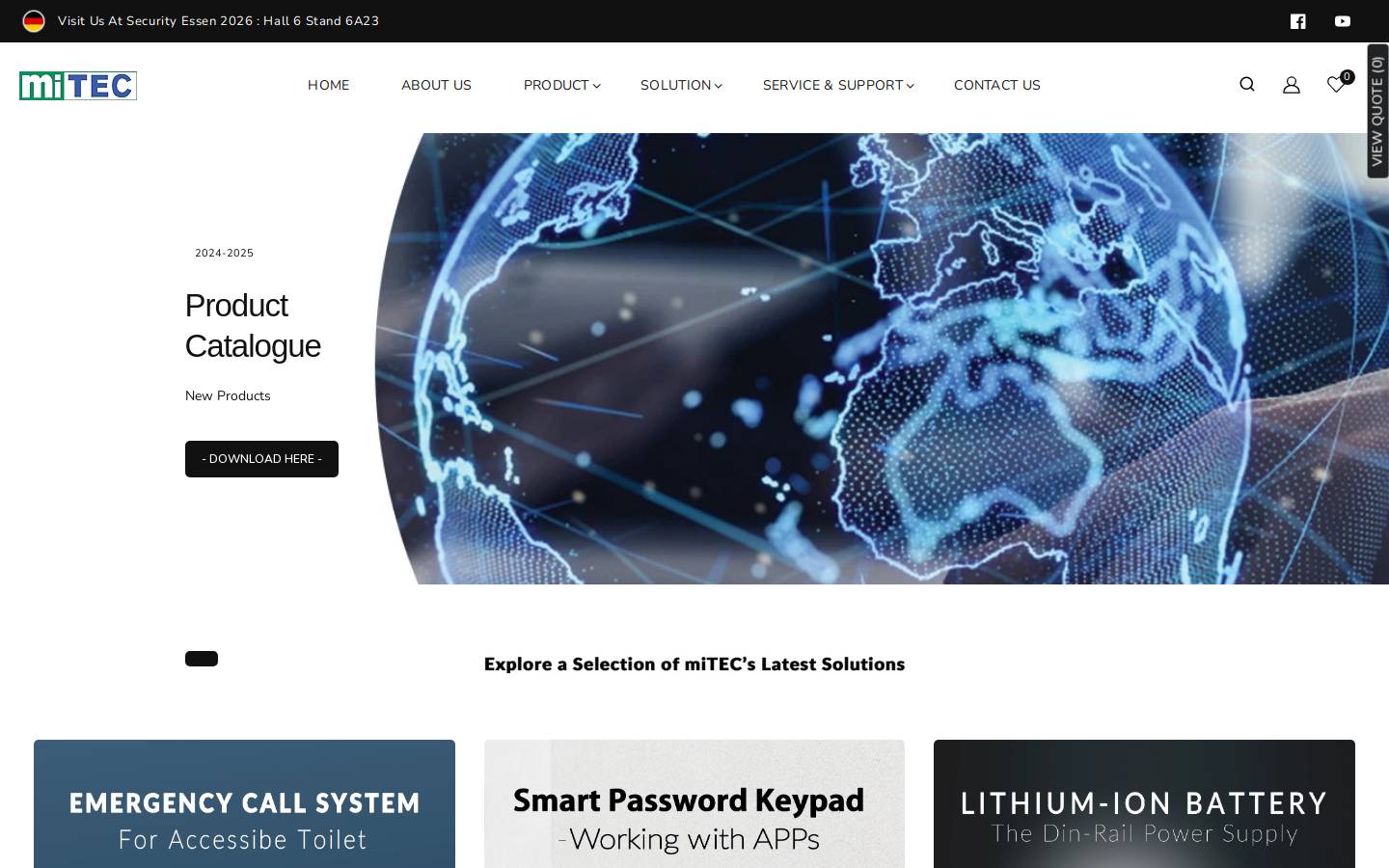 mitec.com.hk homepage screenshot
