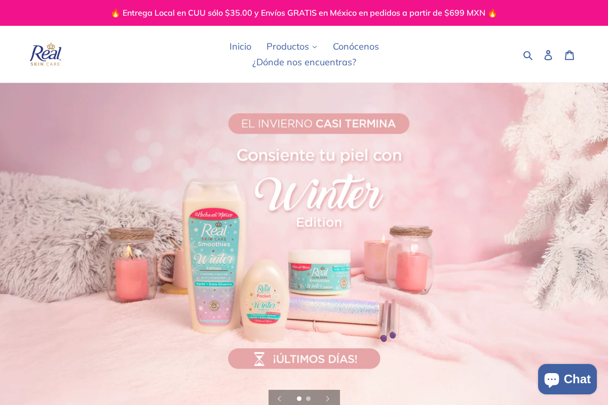 Mi Tiendita Real homepage screenshot