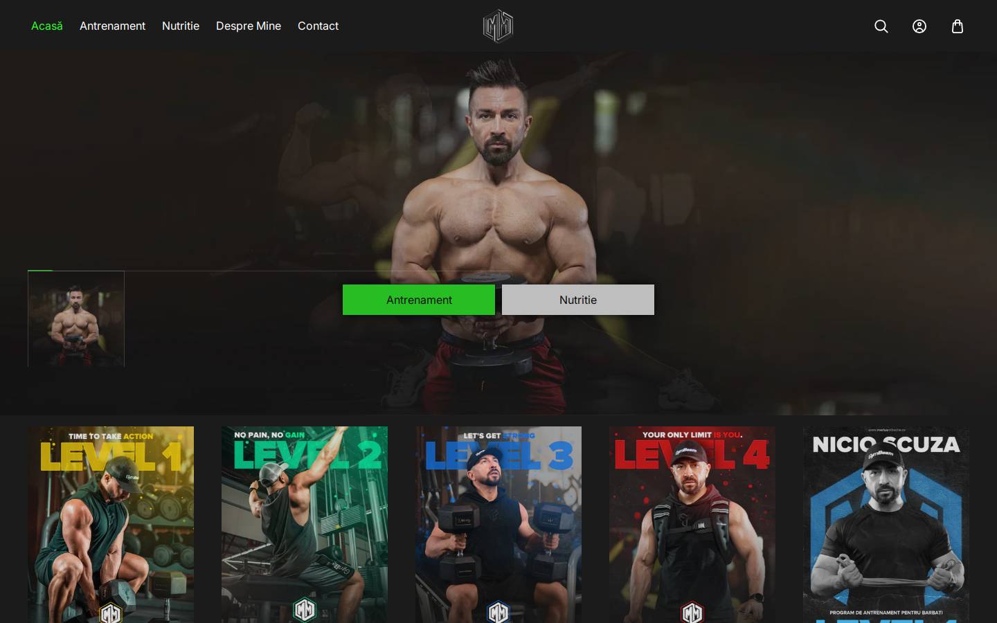 mitrachemarius.ro homepage screenshot