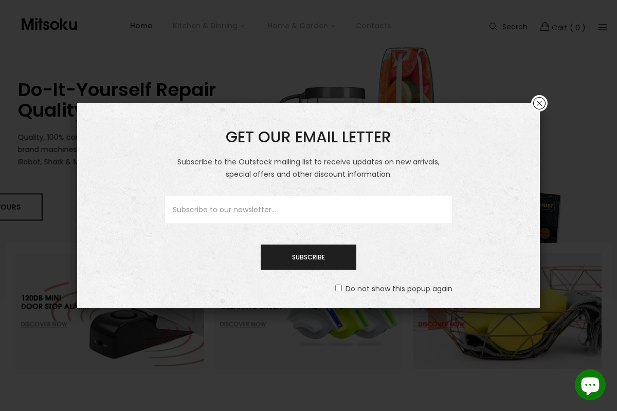 Mitsoku homepage screenshot