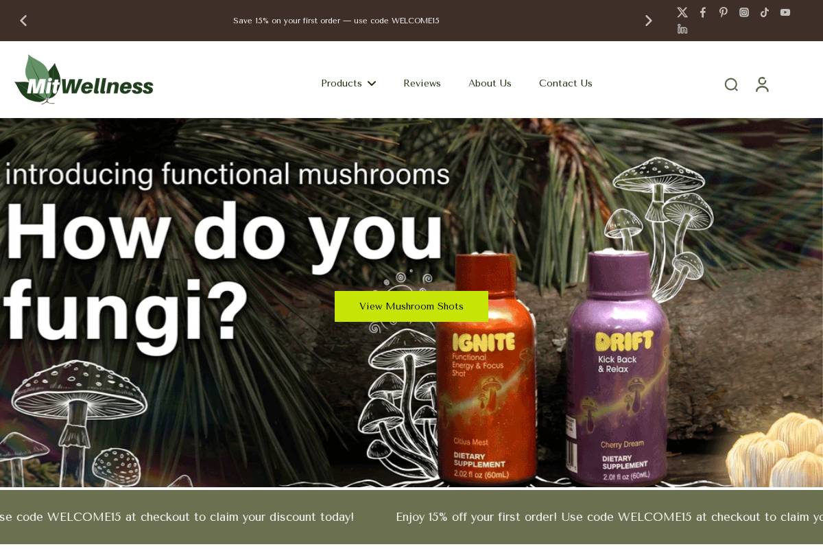 mitwellness.com homepage screenshot