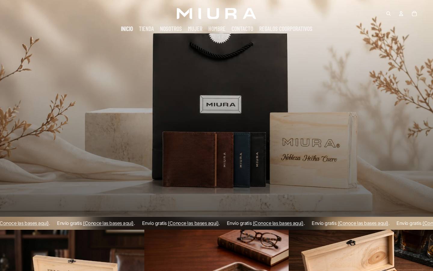 miura.cl homepage screenshot