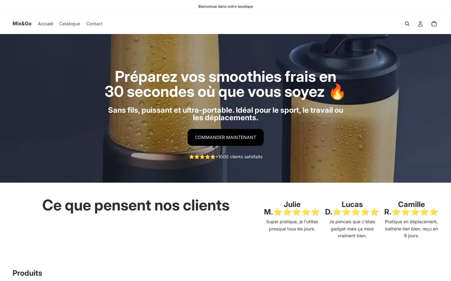 mixandgoofficial.com homepage screenshot