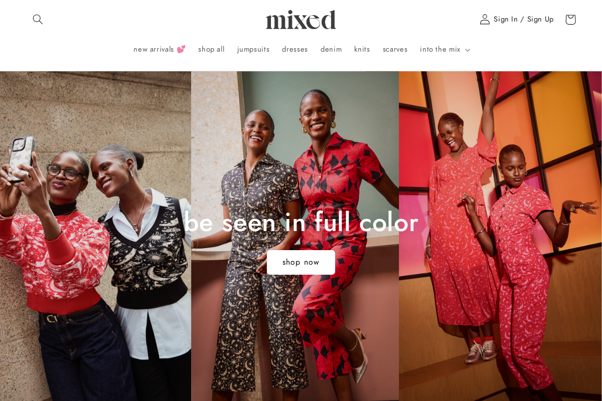 Mixed by Nasrin homepage screenshot