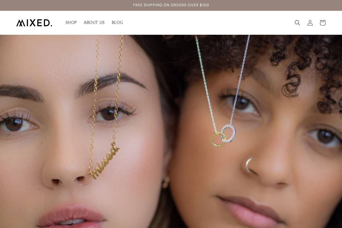 mixedmillennial.co homepage screenshot