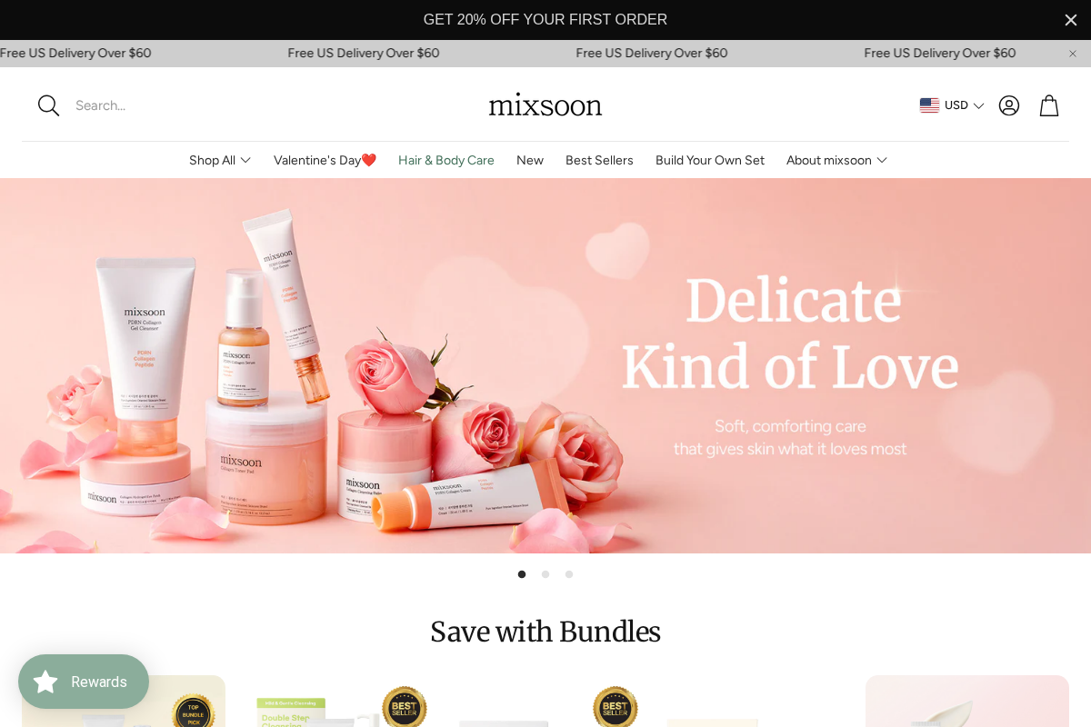 mixsoon homepage screenshot