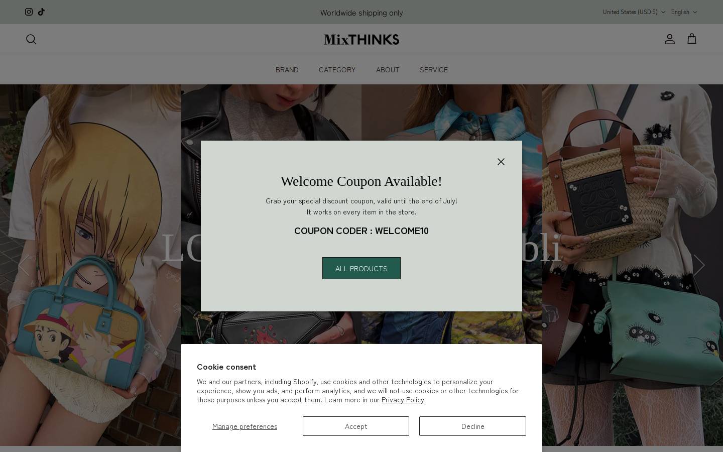 mixthinks-online.com homepage screenshot