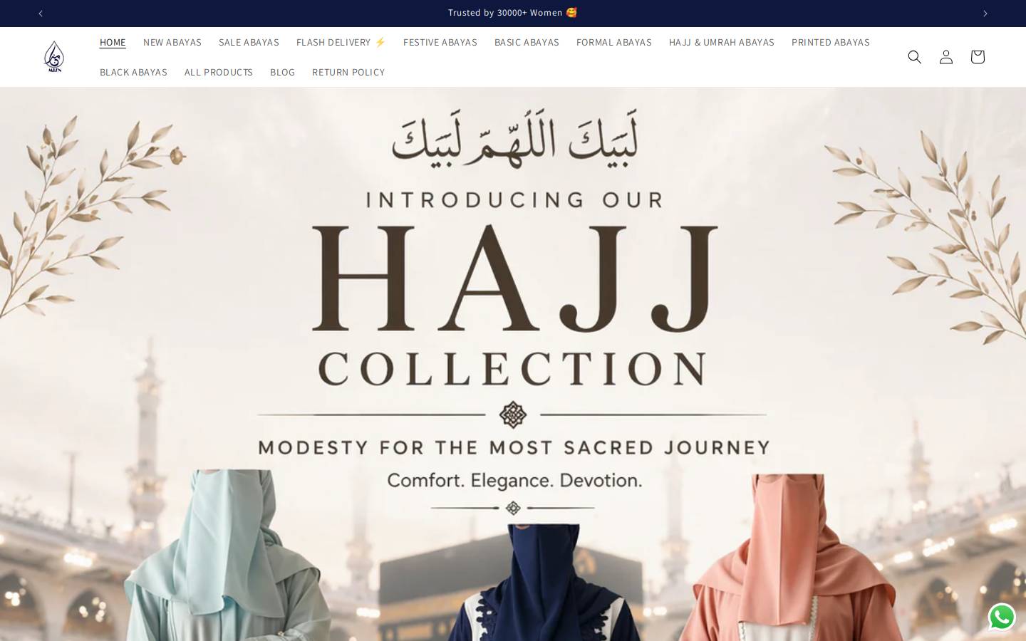 miznabaya.com homepage screenshot