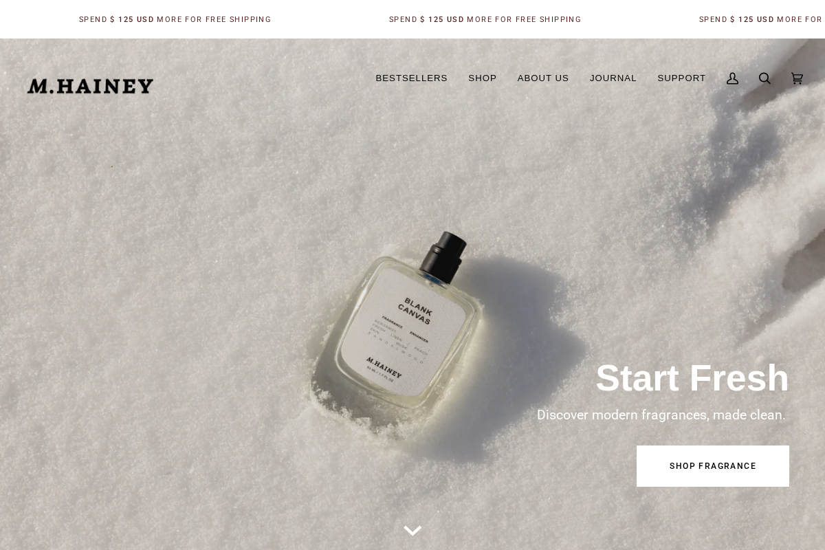 mizubrand.com homepage screenshot