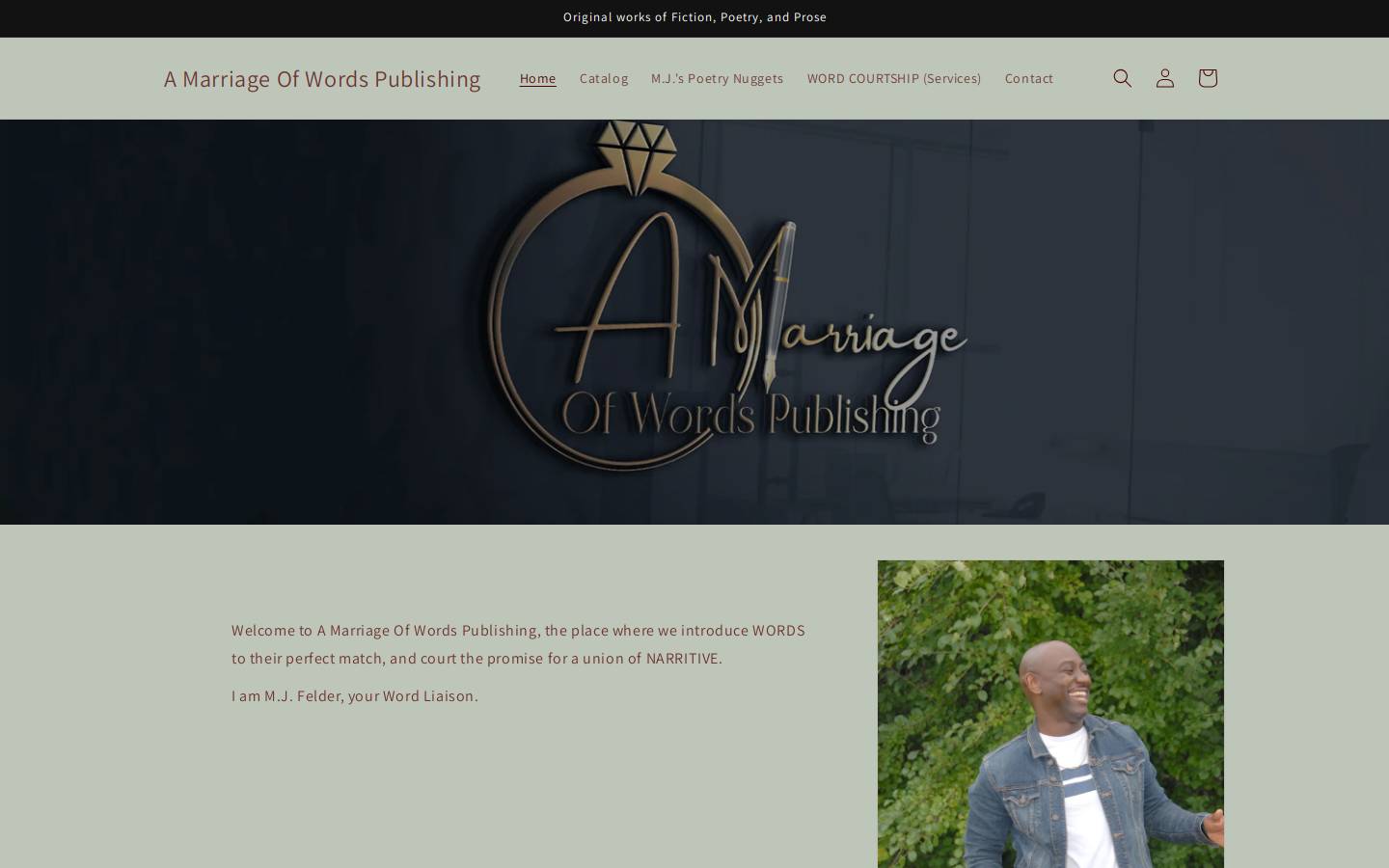 mjfelder.com homepage screenshot