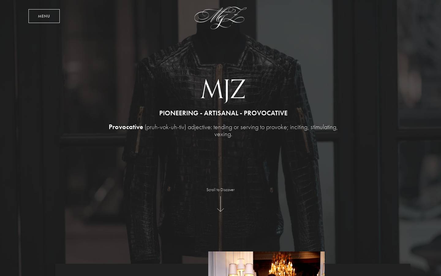 mjzinternational.com homepage screenshot