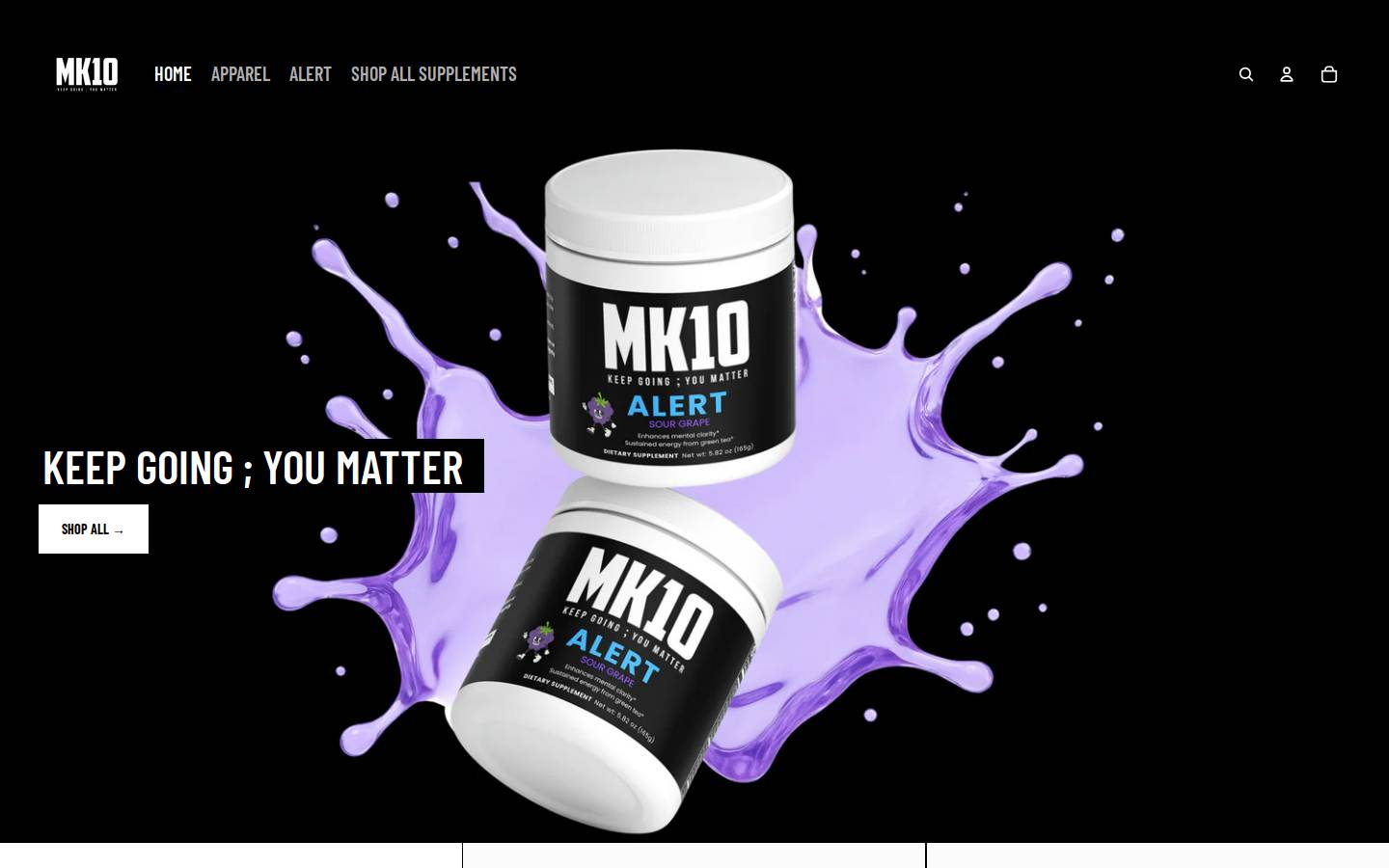 mk10fitness.com homepage screenshot