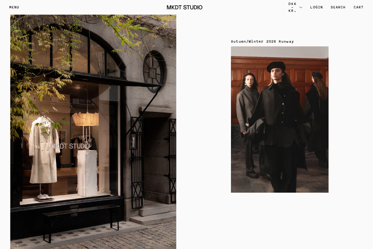 MKDT STUDIO homepage screenshot