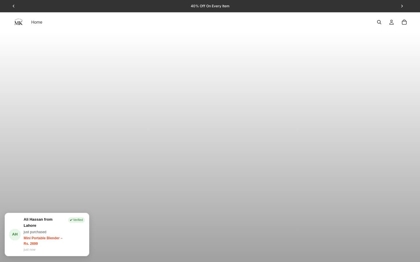 mkofficialstore.shop homepage screenshot