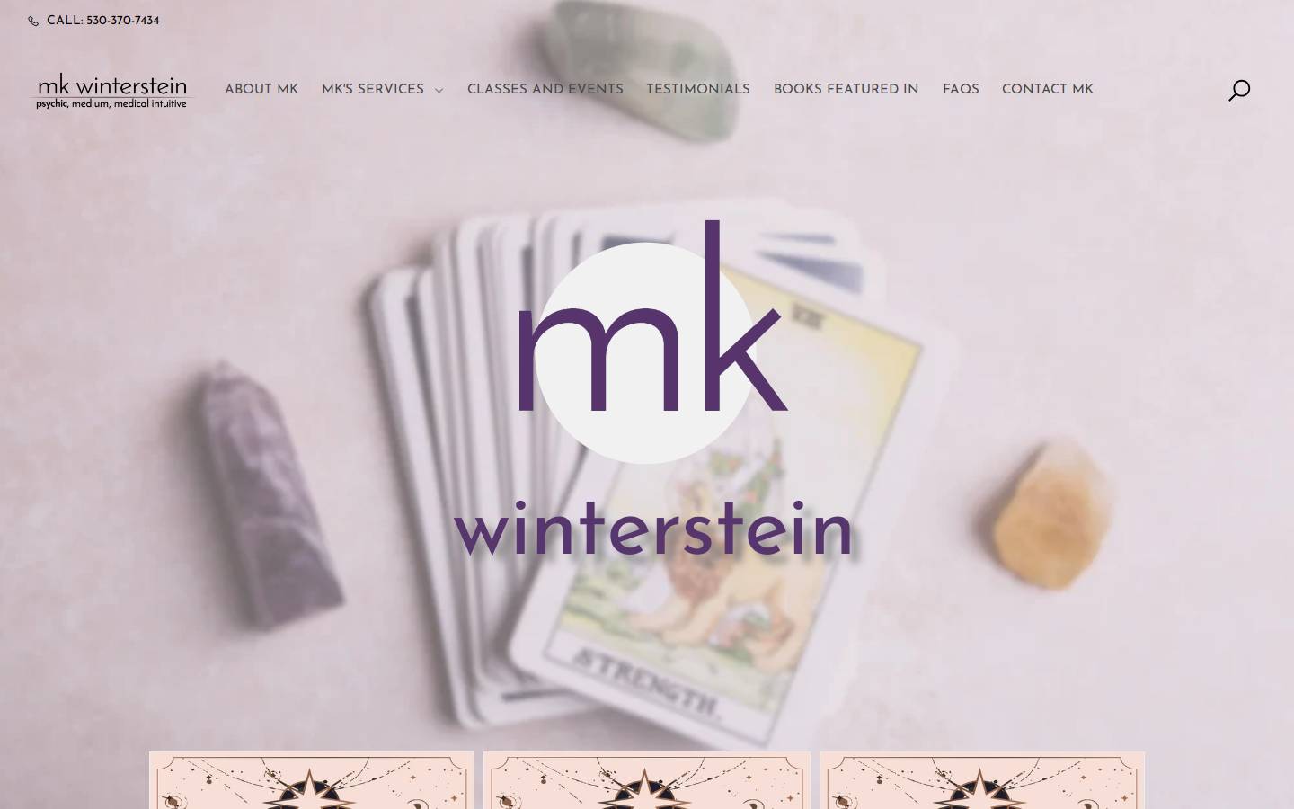 mkwinterstein.com homepage screenshot