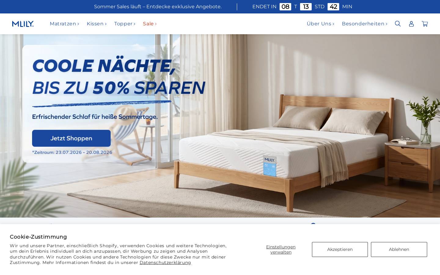 Mlily homepage screenshot