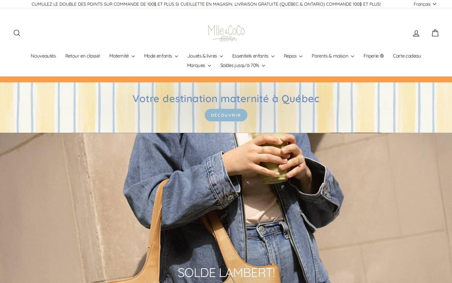 mlleetcoco.com homepage screenshot