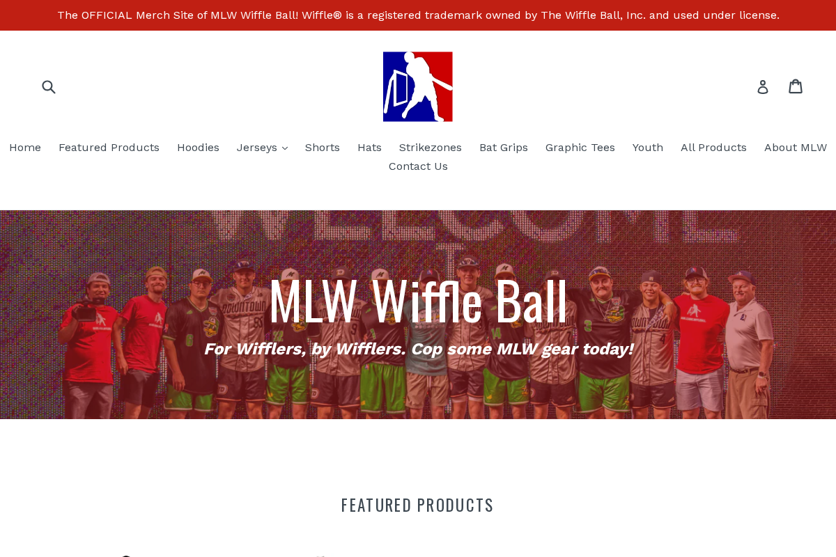MLW Wiffle Ball homepage screenshot