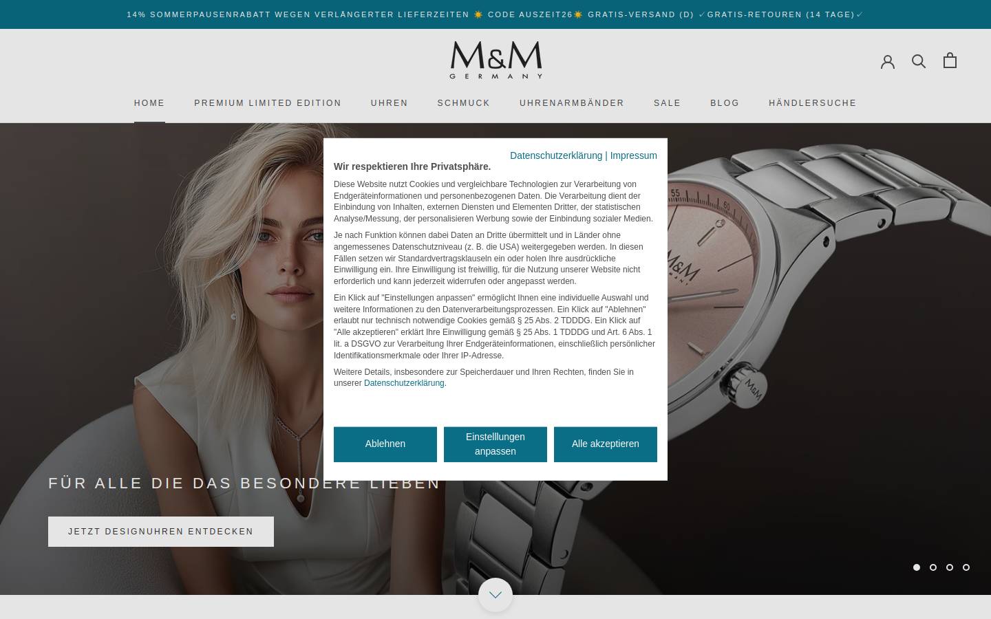 mm-germany.com homepage screenshot