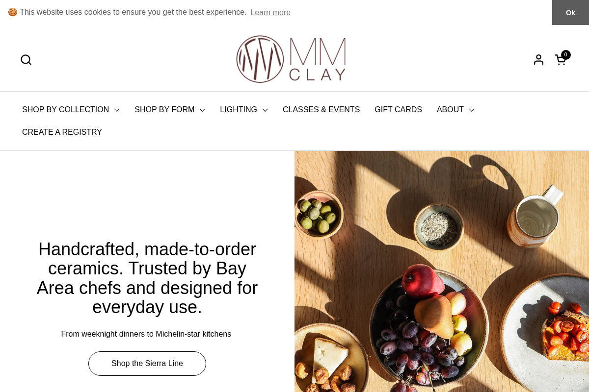 mmclay.com homepage screenshot