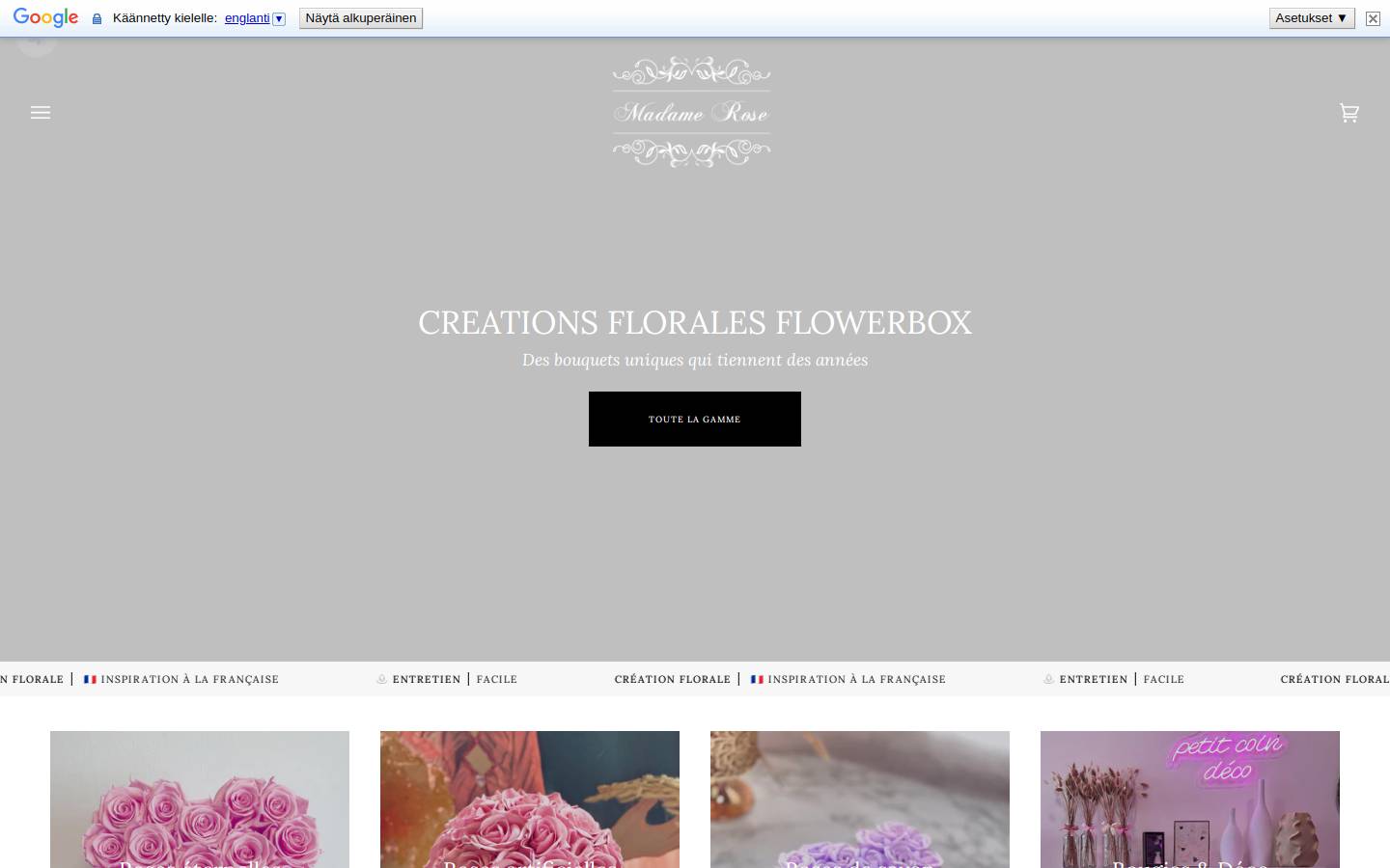 mmerose.fr homepage screenshot