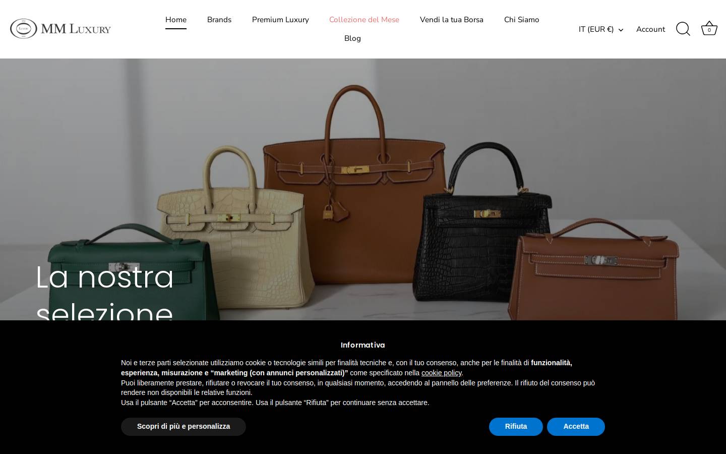 MM Luxury homepage screenshot