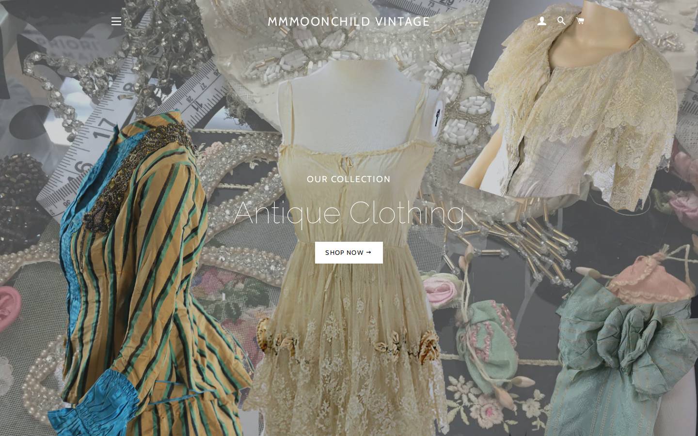 mmmoonchild.com homepage screenshot