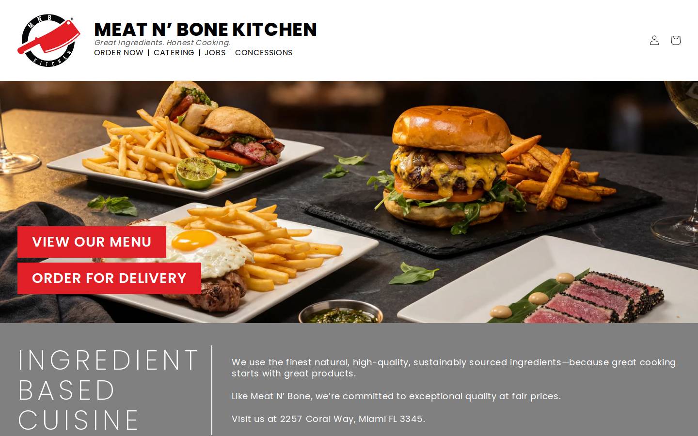 mnbkitchen.com homepage screenshot