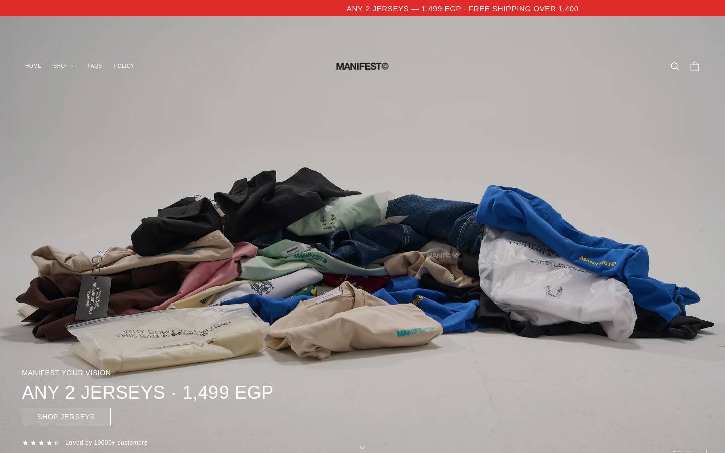 mnfstwrld.com homepage screenshot