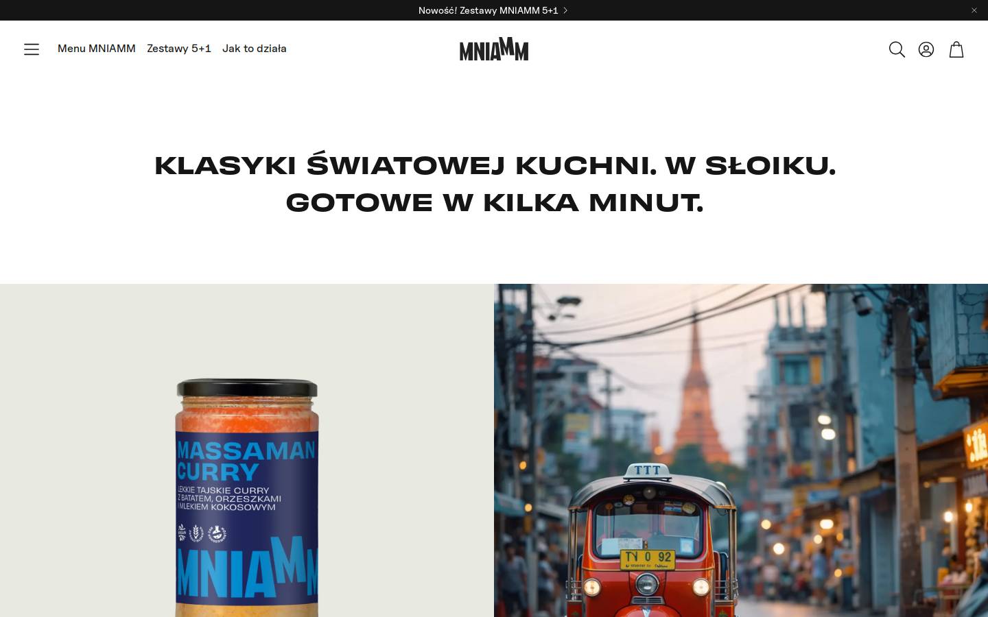 mniamm.pl homepage screenshot