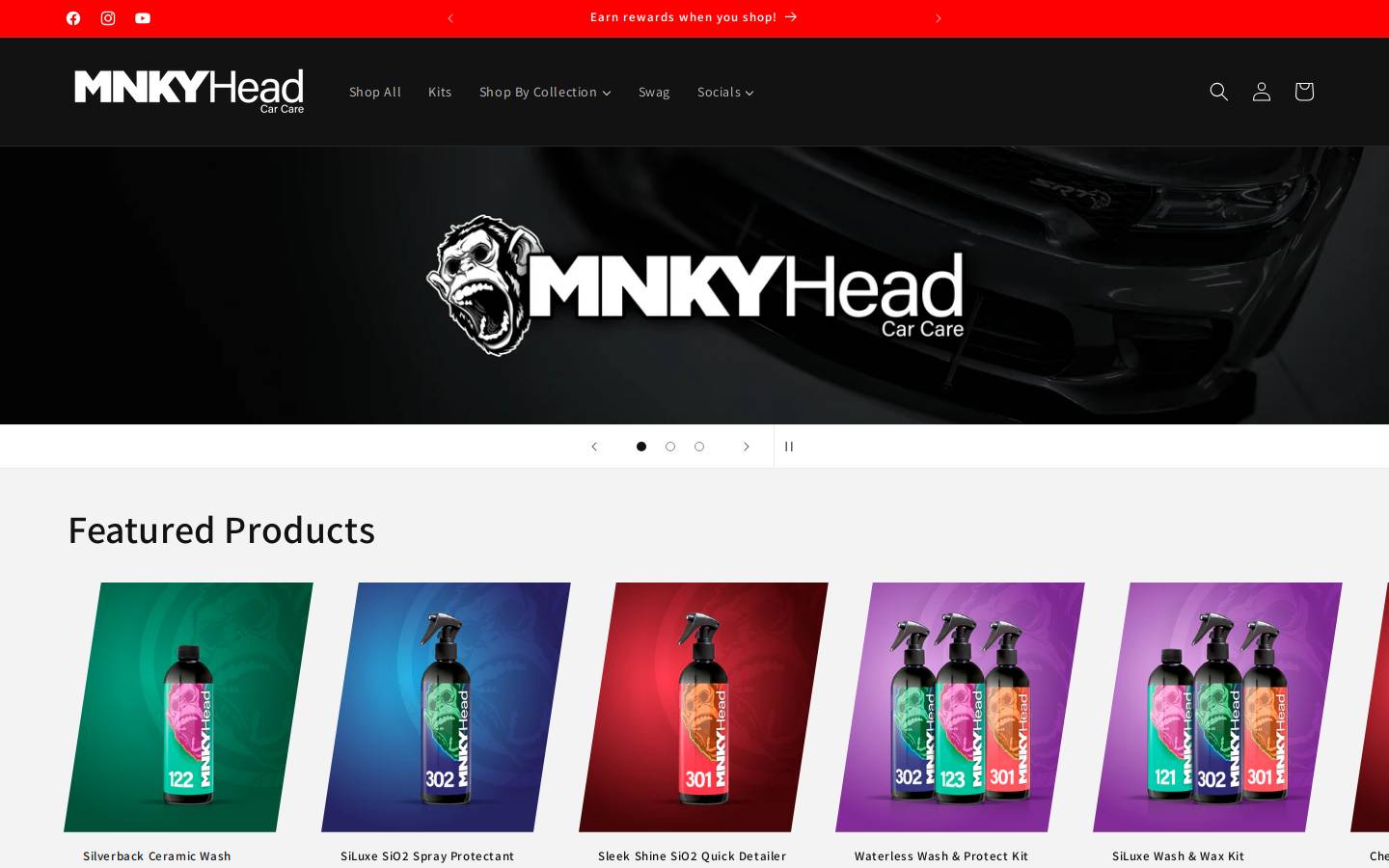 mnkyhead.com homepage screenshot